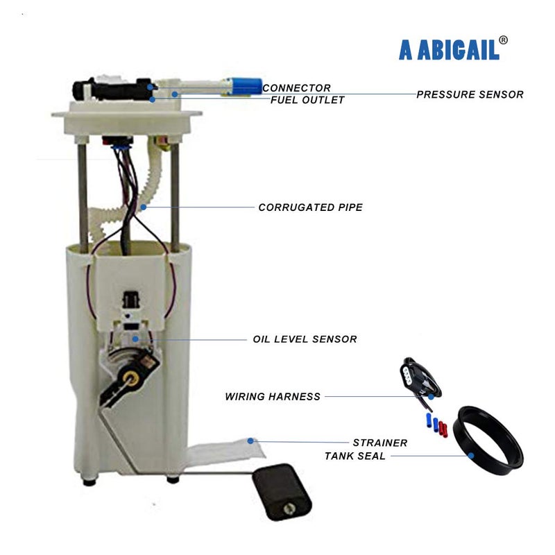 A ABIGAIL Fuel Pump E3542M Replacement for Compatible with 2000-2005 Chevy Impala/Monte Carlo, Buick Century/Regal, Oldsmobile Intrigue, Pontiac Grand Prix 3.1L 3.4L 3.5L 3.8L V6 - Image 2